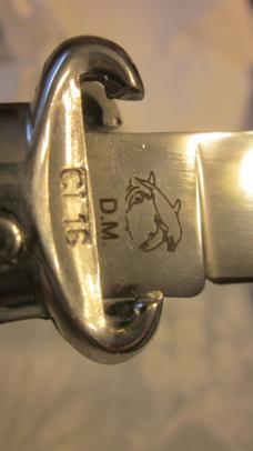 New 8" Italian G.O.M. Abalone Shell Puller lever lock 