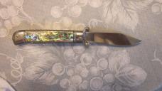 New 8" Italian G.O.M. Abalone Shell Puller lever lock 