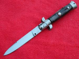 18cm- 7" Vintage 1960's Italian Stiletto Brazilian handles swedge grind blade INOX stamp