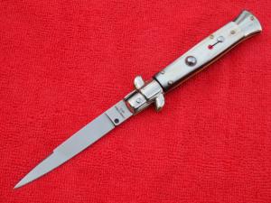  9" Frank B & BEF 2013 Picklock Stiletto knife Brazilian horn Swedge blade limited edition 1 of 10