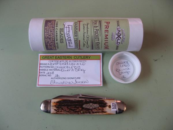 GREAT EASTERN 2008 NORTHFIELD 542208LPBJ CIGAR LONG PULL BIG JACK BURNT STAG GREAT EASTERN 2008 NORTHFIELD 542208LPBJ CIGAR LONG PULL BIG JACK BURNT STAG