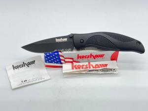 KERSHAW 1550ST Ken Onion Design Black Out Assisted Serrated Liner Lock wOMP Box