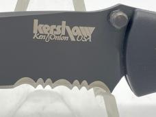KERSHAW 1550ST Ken Onion Design Black Out Assisted Serrated Liner Lock w/OMP Box