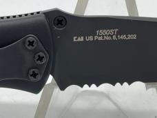 KERSHAW 1550ST Ken Onion Design Black Out Assisted Serrated Liner Lock w/OMP Box