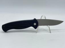 Early 1990s BENCHMADE USA Partially Serrated Drop Point Auto w/ Box