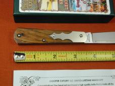Beaver Falls Cutlery Chestnut Wood Barn Door Hinge Jack Knife NIT Cooper Cutlery 1 of 25 USA BDH-C