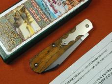 Beaver Falls Cutlery Chestnut Wood Barn Door Hinge Jack Knife NIT Cooper Cutlery 1 of 25 USA BDH-C