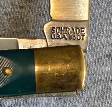 Schrade 96OT- Bearhead Trapper U.S.A.