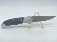 VAN ELKINS Gray Micarta Push Button Automatic 