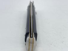 FRANK BELTRAME Italy Black Sim Horn Large Automatic Stiletto