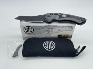HOGUE KNIVES SIG SAUER 36522 EX-A05 Wharncliffe Automatic w OMP Box amp Pouch