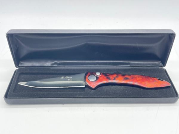 TI NIVES Red/Black Textured Aluminum Automatic w/ OMP Box TI NIVES Red/Black Textured Aluminum Automatic w/ OMP Box