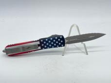 2023 MICROTECH American Flag 2023 Bladeshow Apocalyptic Ultratech D/E w/ OMP Box