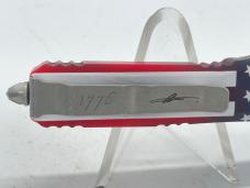 2023 MICROTECH American Flag 2023 Bladeshow Apocalyptic Ultratech D/E w/ OMP Box