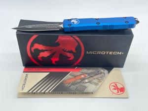2022 MICROTECH USA Blue Ultratech D/E Automatic OTF w/ OMP Box