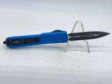 2022 MICROTECH USA Blue Ultratech D/E Automatic OTF w/ OMP Box