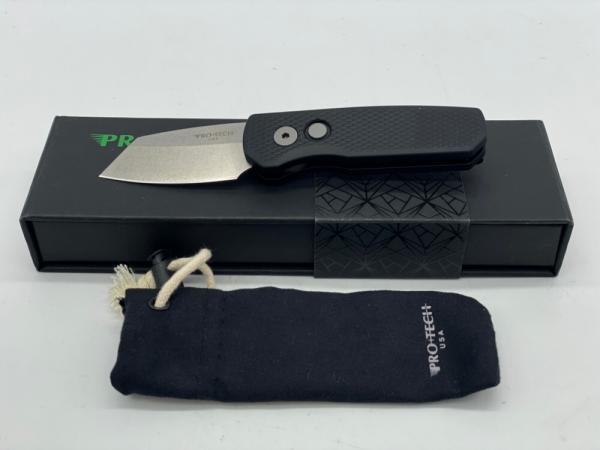 PRO-TECH USA R5405 Runt 5 Reverse Tanto Black Textured Automatic w/ OMP Box PRO-TECH USA R5405 Runt 5 Reverse Tanto Black Textured Automatic w/ OMP Box
