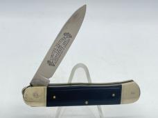 2001 HUBERTUS KNIVES Solingen Limited Edition Black Micarta Leverlock Automatic