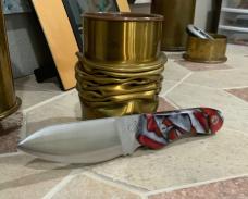 Hand Crafted Bonehead Hunting Knife Made in USA