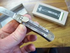 Hubertus Knife Solingen, Germany Small 08 Rare Brazilian Horn 5 3/4 " Open Lilyput NIB