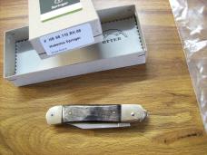 Hubertus Knife Solingen, Germany Small 08 Rare Brazilian Horn 5 3/4 " Open Lilyput NIB