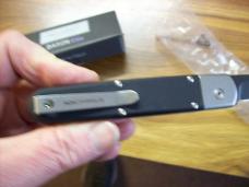 AGA Campolin Italian Baron Elite Automatic 2 Springs Fires Like a Rocket Black Tactical UNUSED W/Box