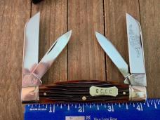 Queen City Cutlery Classics Congress Antique Green Winterbottom Bone Limited Production of 100
