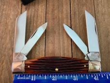 Queen City Cutlery Classics Congress Antique Green Winterbottom Bone Limited Production of 100