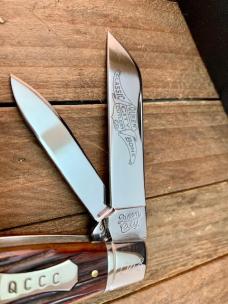 Queen City Cutlery Classics Congress Antique Green Winterbottom Bone Limited Production of 100