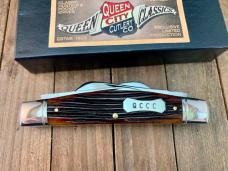 Queen City Cutlery Classics Congress Antique Green Winterbottom Bone Limited Production of 100