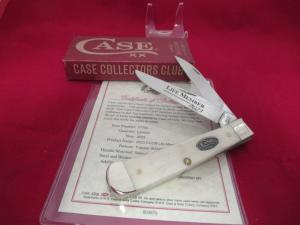 Case Collector Club Sawcut White Bone Trapper Pattern # 6254W