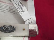 Case Collector Club Sawcut White Bone Trapper Pattern # 6254W
