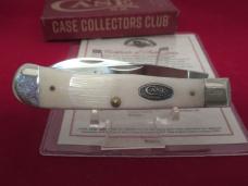 Case Collector Club Sawcut White Bone Trapper Pattern # 6254W