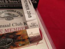 Case Collector Club Peachseed Jigged Autumn Bone Tribal Lock Pattern # TB 612010L SS