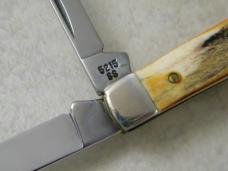 Case XX USA 1985 Roy Acuff Comm. Stag 5215 Gunstock Knife in Wooden Music Box