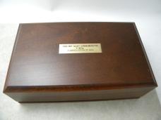 Case XX USA 1985 Roy Acuff Comm. Stag 5215 Gunstock Knife in Wooden Music Box