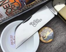 Great Eastern Cutlery 363122 Toe Nail Clipper India Smooth Ivory Bone Bull Elephant Shield Nice!