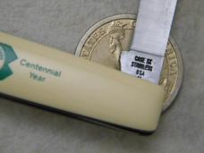 Case XX Stainless USA 1879-1979 City of Bradford PA Centennial Year 278 Pen Knife