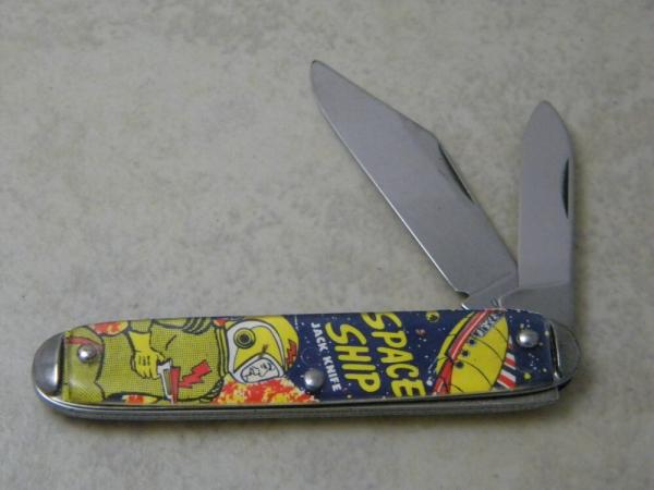 Made in USA Space Ship Morse Code Jack Knife Made in USA Space Ship Morse Code Jack Knife
