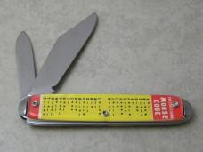 Made in USA Space Ship Morse Code Jack Knife