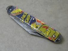 Made in USA Space Ship Morse Code Jack Knife