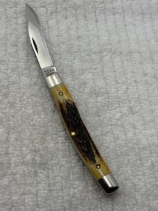 Case XX USA 10 Dot 1980 75th Anniversary 2 Blade Small Serpentine / Jack Knife 5244 (13)