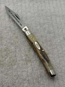 Case XX USA 10 Dot 1980 75th Anniversary 2 Blade Small Serpentine / Jack Knife 5244 (13)