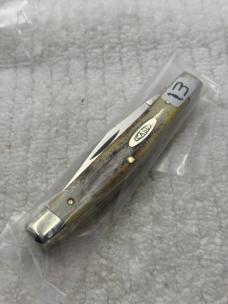 Case XX USA 10 Dot 1980 75th Anniversary 2 Blade Small Serpentine / Jack Knife 5244 (13)