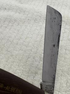 Schrade Walden Vintage NY USA 1 Blade 163 Rope Knife (114)