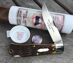 Great Eastern Cutlery 421125LB Missouri Trader #42 Antique Yellow Jig Gorgeous!