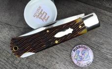Great Eastern Cutlery 421125LB Missouri Trader #42 Antique Yellow Jig Gorgeous!