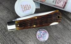 Great Eastern Cutlery 421125LB Missouri Trader #42 Antique Yellow Jig Gorgeous!