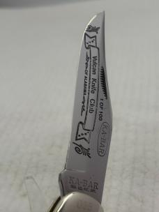 Kabar / Union Cutlery Co USA 1984 Dogs Head 1 of 100 1 Blade Folding Hunter (107)