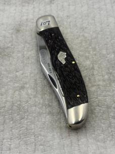 Kabar / Union Cutlery Co USA 1984 Dogs Head 1 of 100 1 Blade Folding Hunter (107)